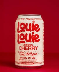 Louie Louie HIBISCUS CHERRY 10MG THC/CBD DRINK